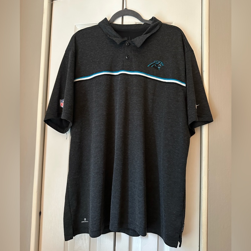 Official NFL Nike Carolina Panthers Dry-Fit polo size XXL